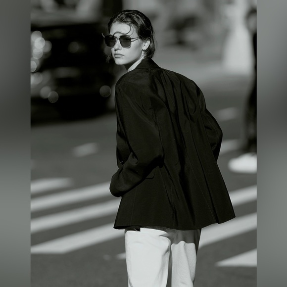 NWT Mdwll The Relaxed Blazer in Softdrape $198 - Picture 7 of 13